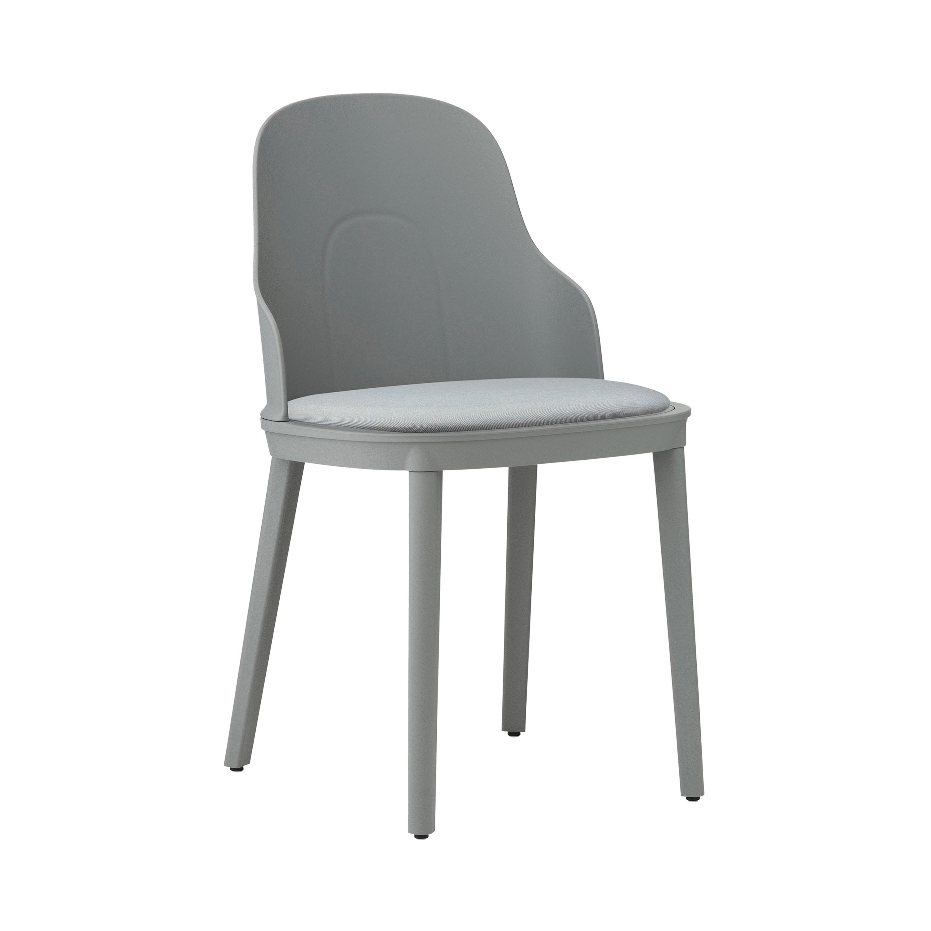 Allez Chair: Upholstered + Grey + Polypropylene + Canvas SJA 3706
