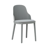 Allez Chair: Upholstered + Grey + Polypropylene