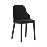 Allez Chair: Upholstered + Black + Polypropylene