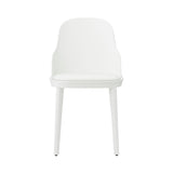 Allez Chair: Upholstered + White + Polypropylene