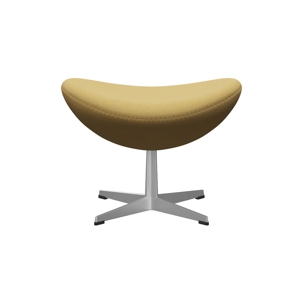 Egg Footstool: Brushed Aluminum