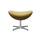 Egg Footstool: Brushed Aluminum