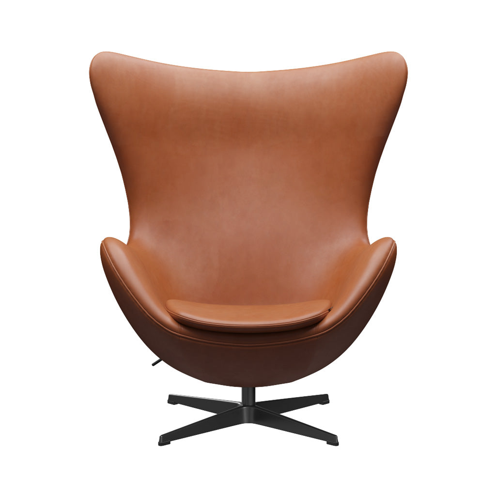 Egg Footstool: Without Return Mechanism + Black
