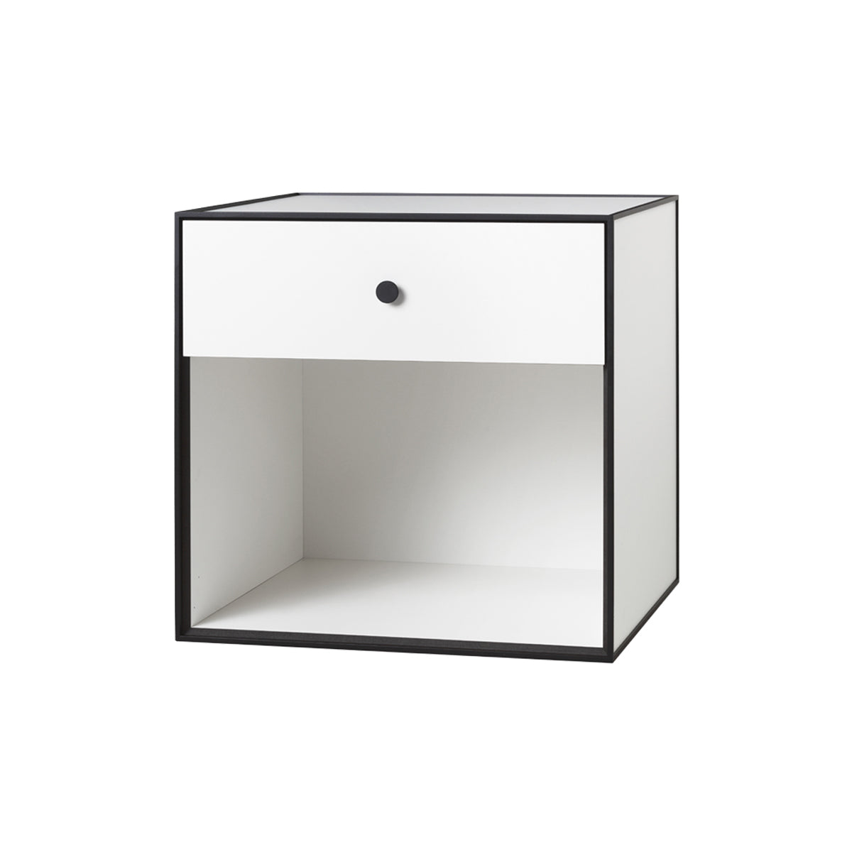 Frame Sideboard 49: Drawers + White + 1