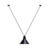 Les Acrobates N° 323 Pendant Lamp: Extra Large + Black + Conic