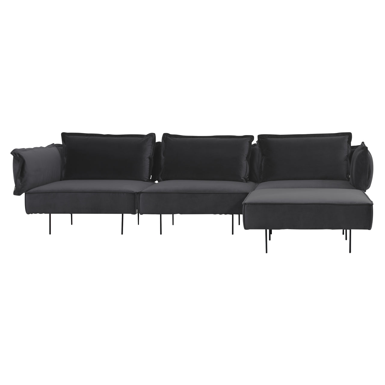 3-Seat Modular Sofa with Chaise: Sapphire 802