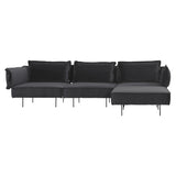 3-Seat Modular Sofa with Chaise: Sapphire 802
