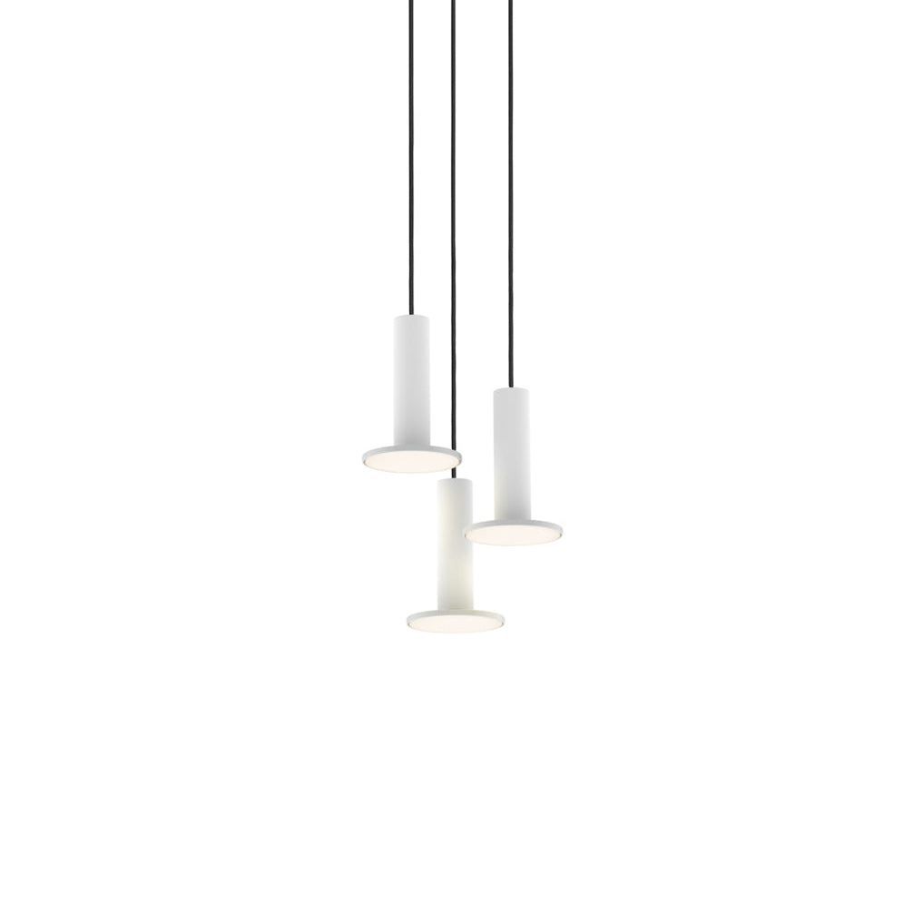 Cielo Chandelier: 3 + White