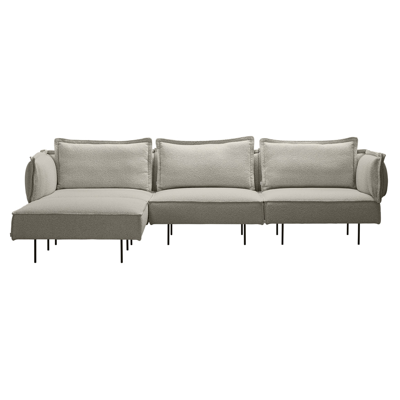 3-Seat Modular Sofa with Chaise: Copenhagen 901