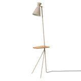 Cone Floor Lamp: Pure Cashmere + Oak