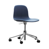 Form Chair: Swivel 5W Gaslift Upholstered + Aluminum
