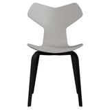 Grand Prix Chair: High + Nine Grey + Black Veneer