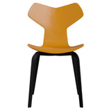 Grand Prix Chair: High + Burnt Yellow + Black Veneer