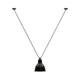 Les Acrobates N° 323 Pendant Lamp: Extra Large + Black + Round