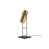 Trombone Table Lamp: Brass