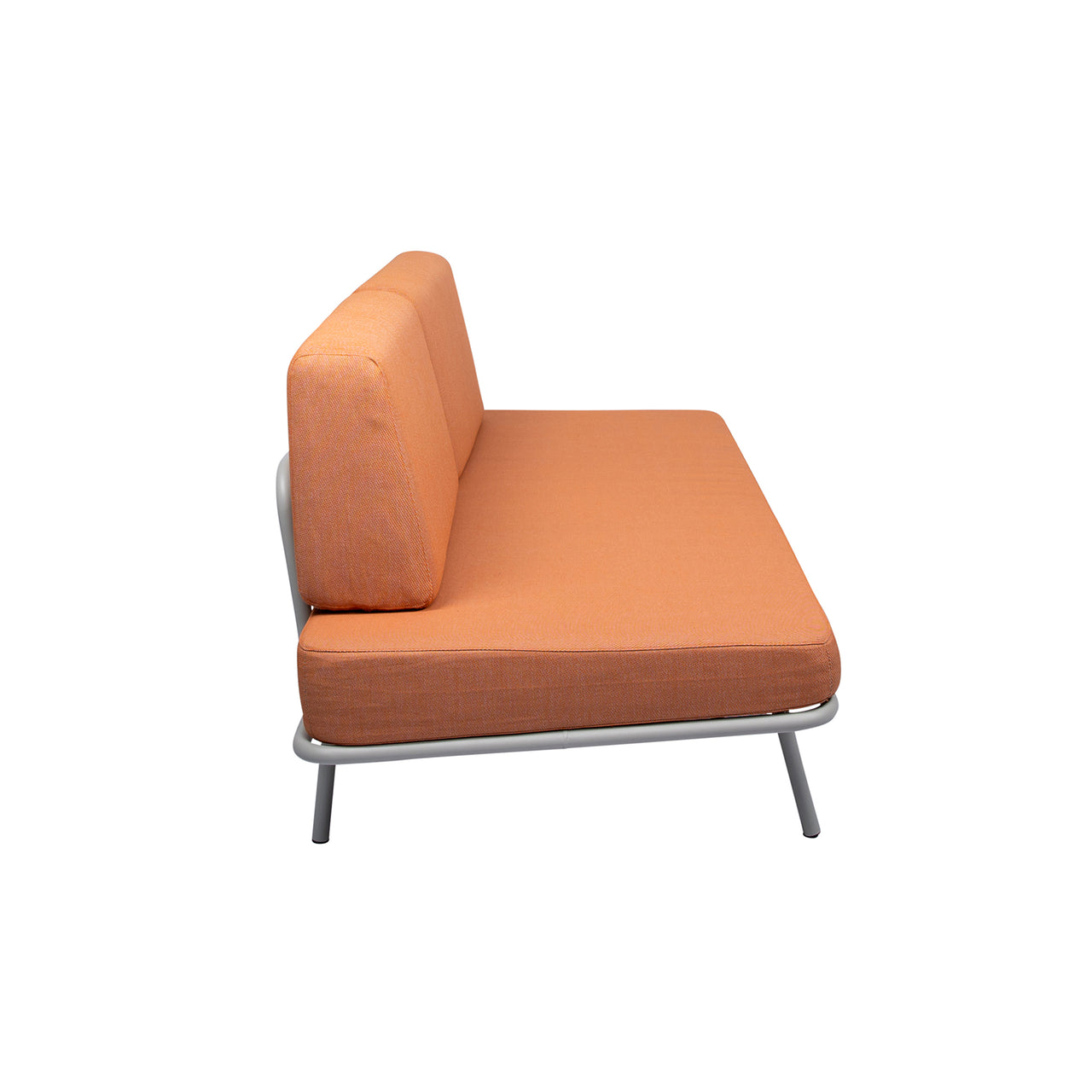 Sofabed: Faded Orange + Grey