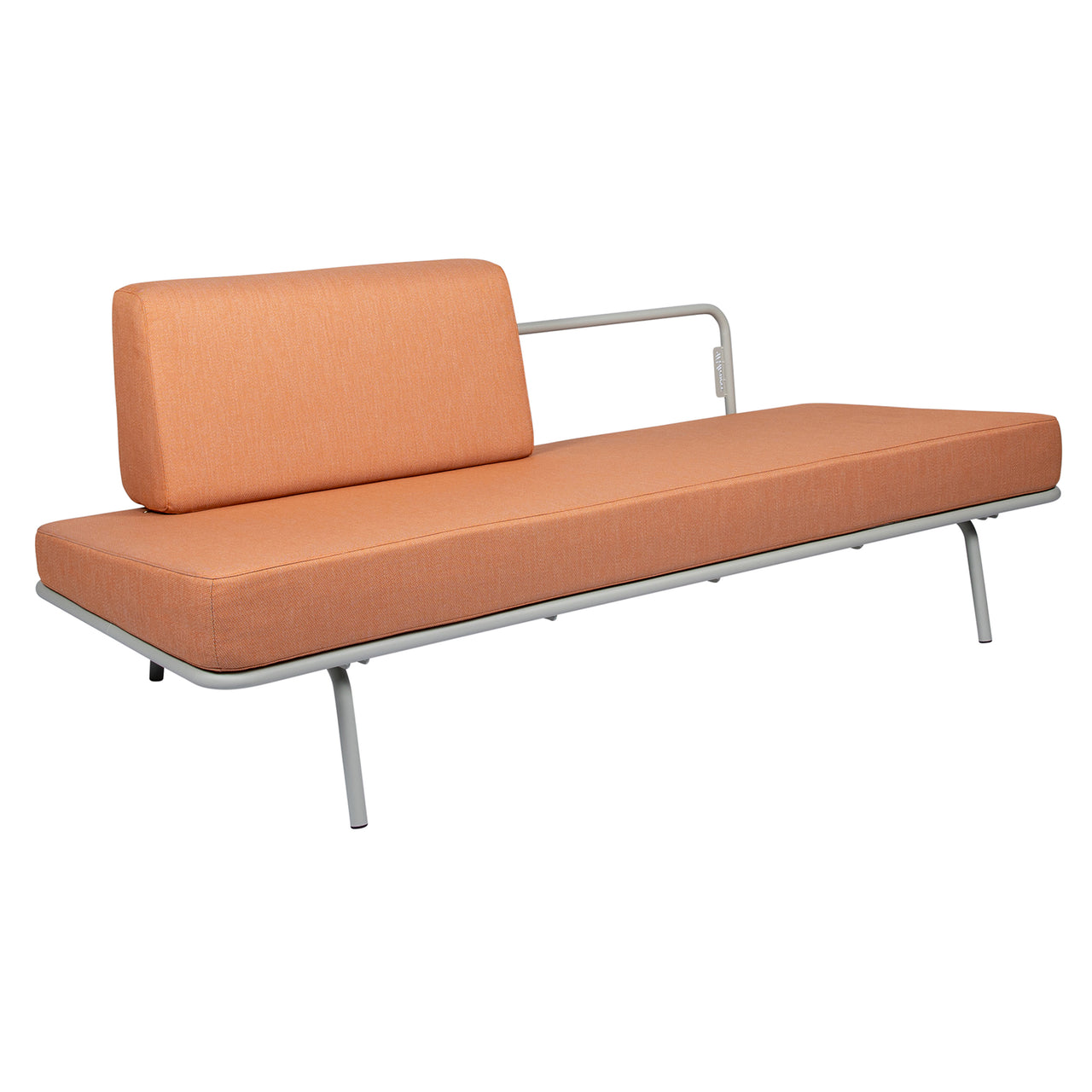 Sofabed: Faded Orange + Grey