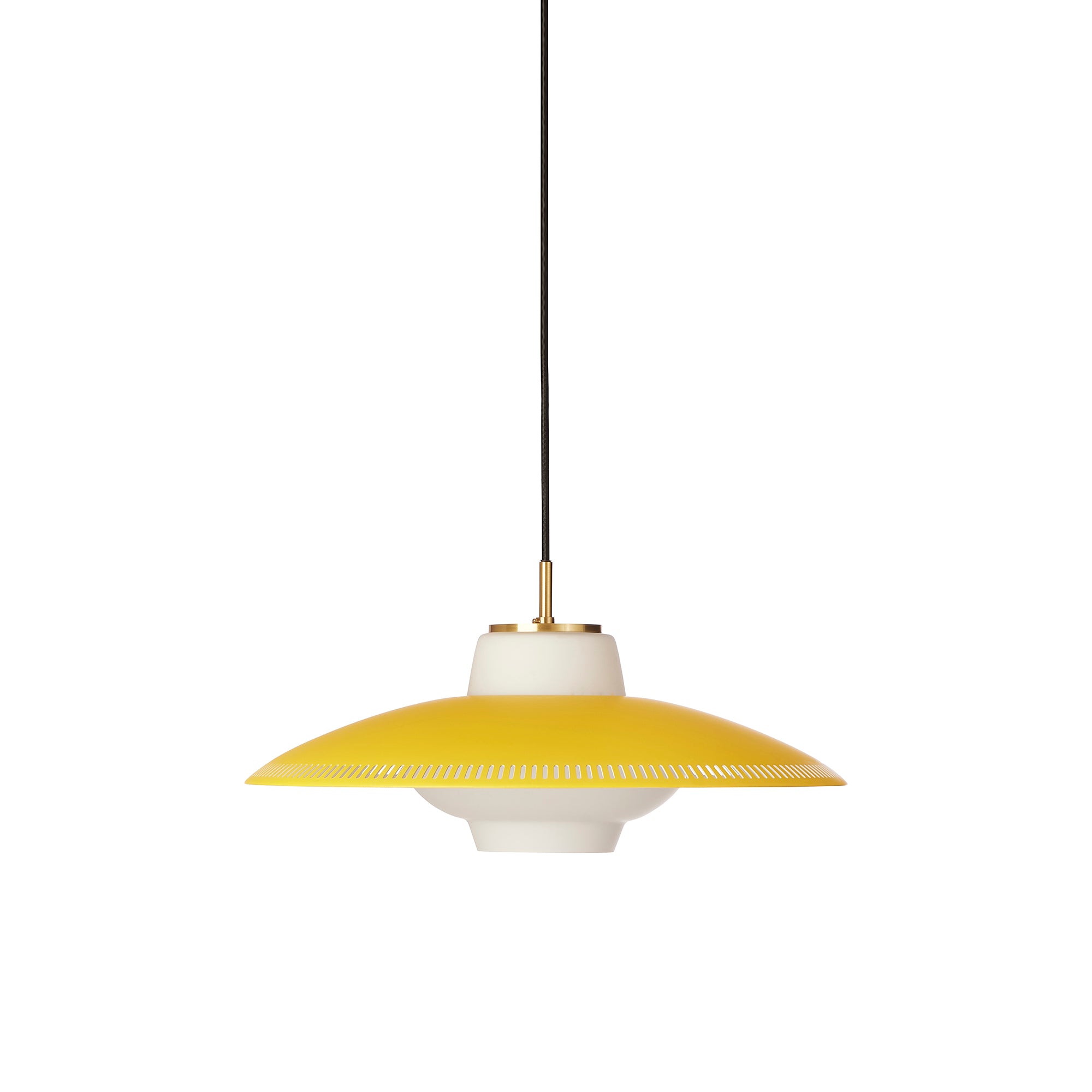 Opal Shade Pendant: Illuminating Yellow