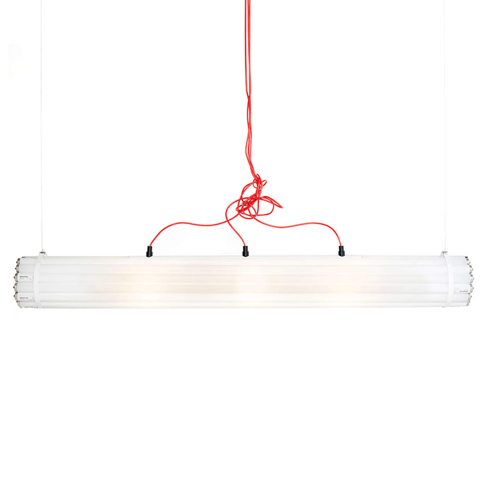 Recycled Tube Light: 8ft + Red