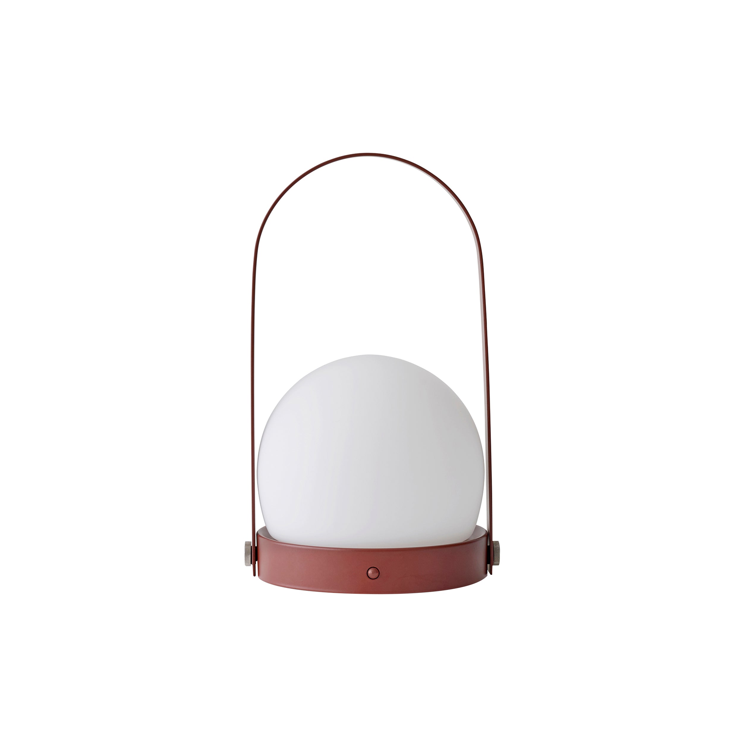 Carrie Portable Table Lamp: Outdoor + Burned Red