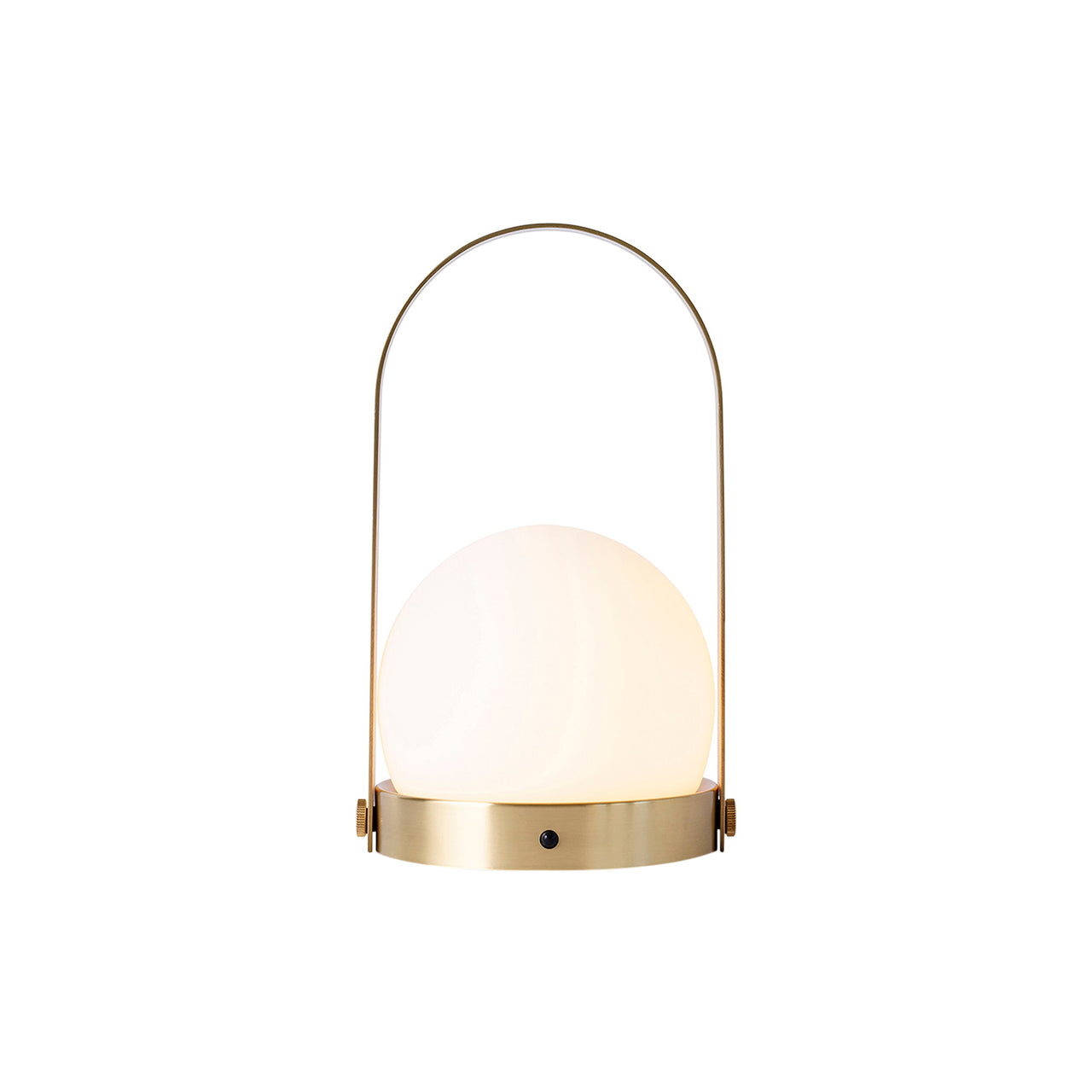 Carrie Portable Table Lamp: Brushed Brass
