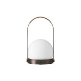 Carrie Portable Table Lamp: Bronzed Brass