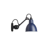 Lampe Gras N°304 Lamp with Switch:  Blue + Round