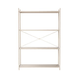 Punctual Shelving System: Configuration 3 + Cashmere (Perforated) + Cashmere