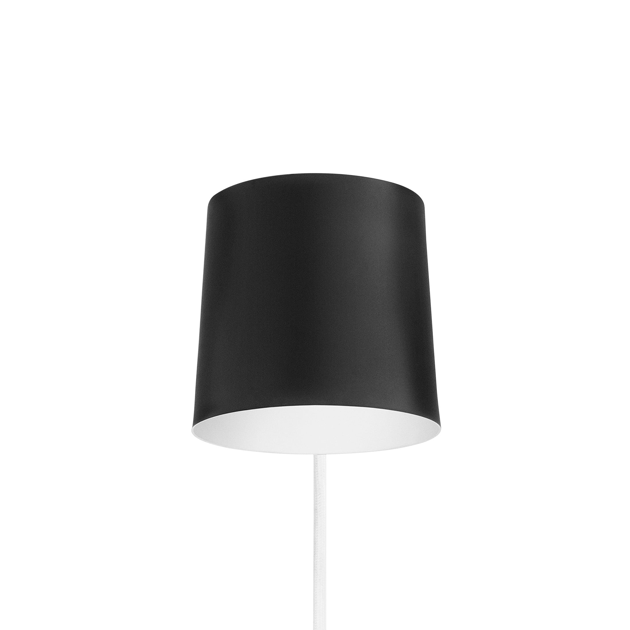 Rise Wall Lamp: Plug-in + Black