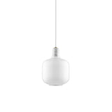 Amp Pendant Lamp: Small + White