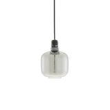 Amp Pendant Lamp: Small + Smoke + Black