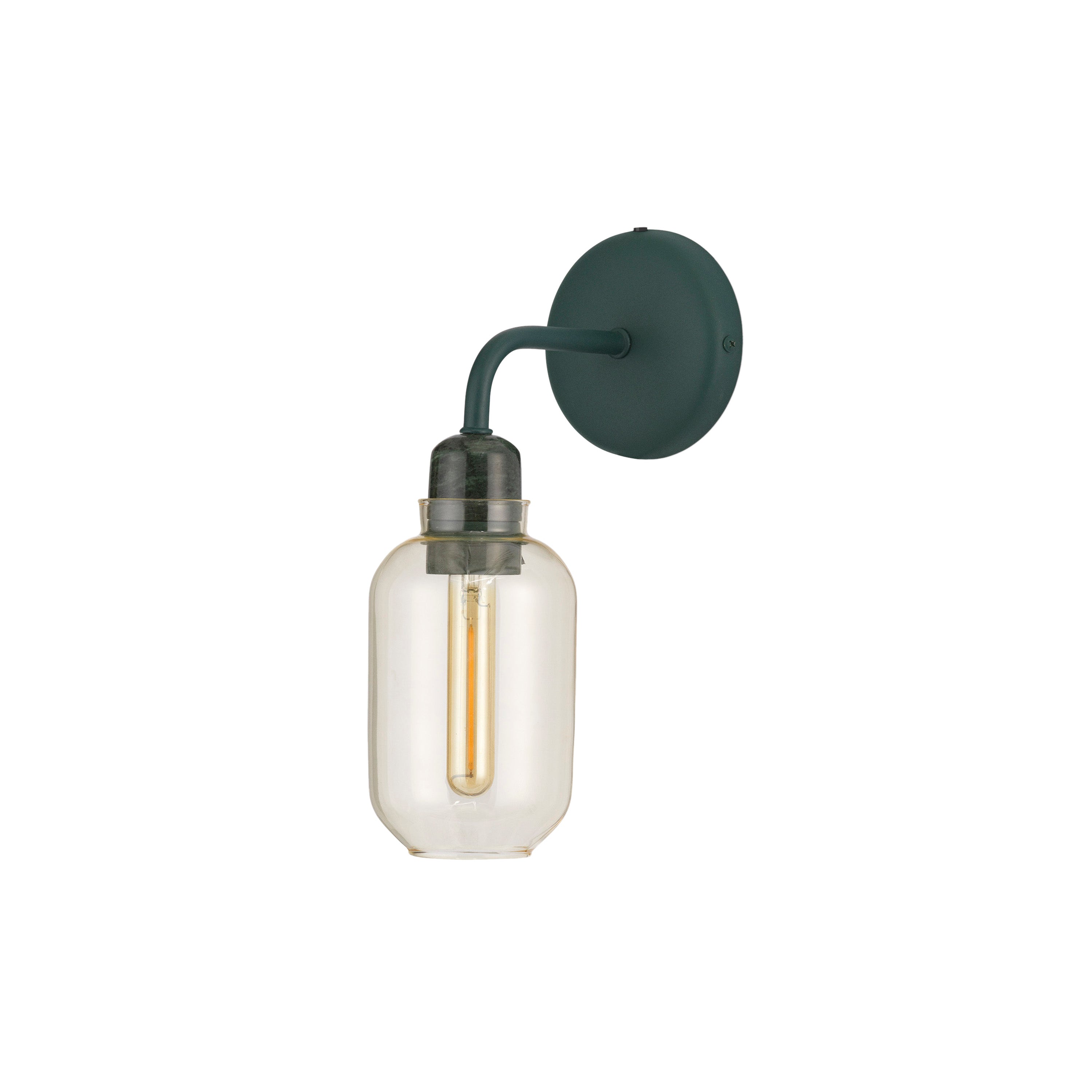 Amp Wall Lamp: Gold + Green
