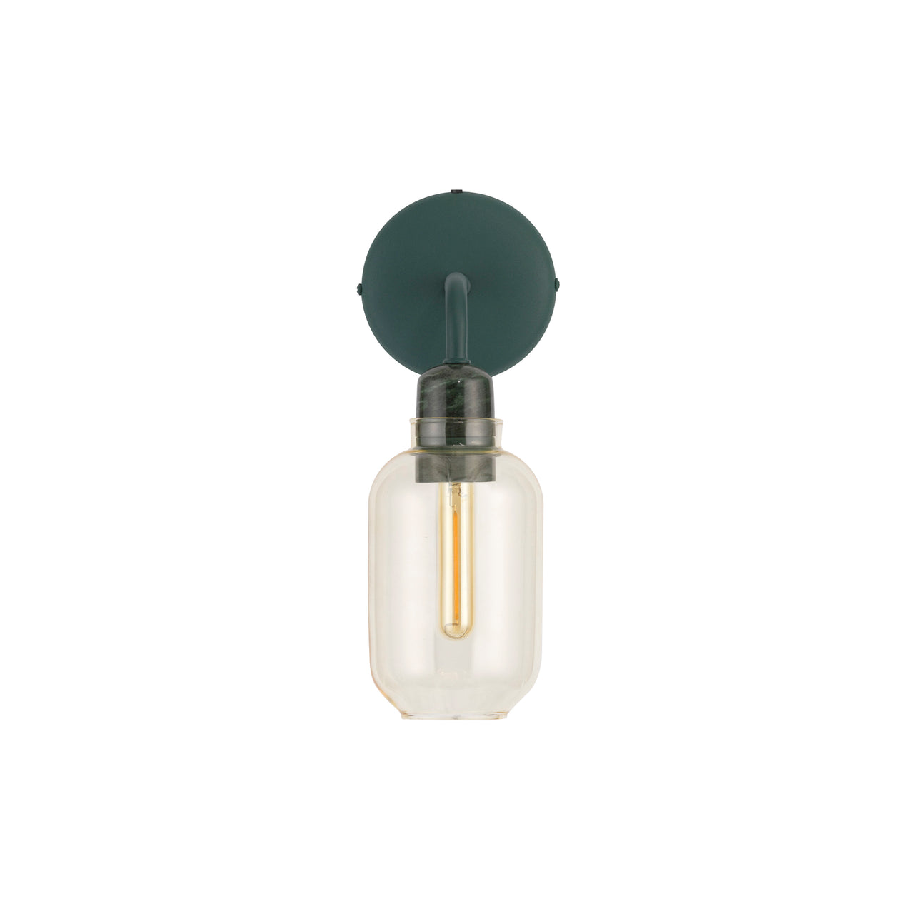 Amp Wall Lamp: Gold + Green