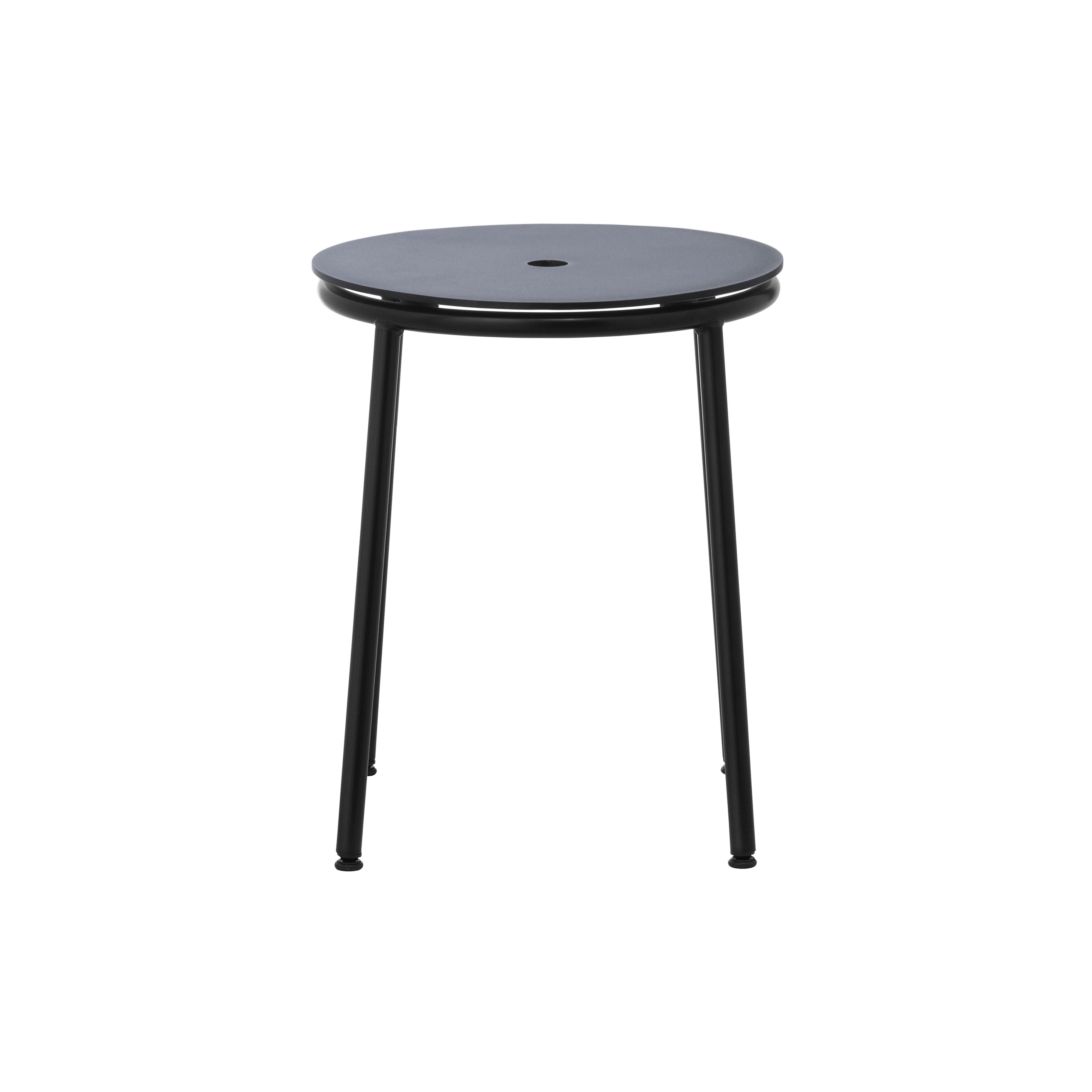 Circa Stool: Black Aluminum