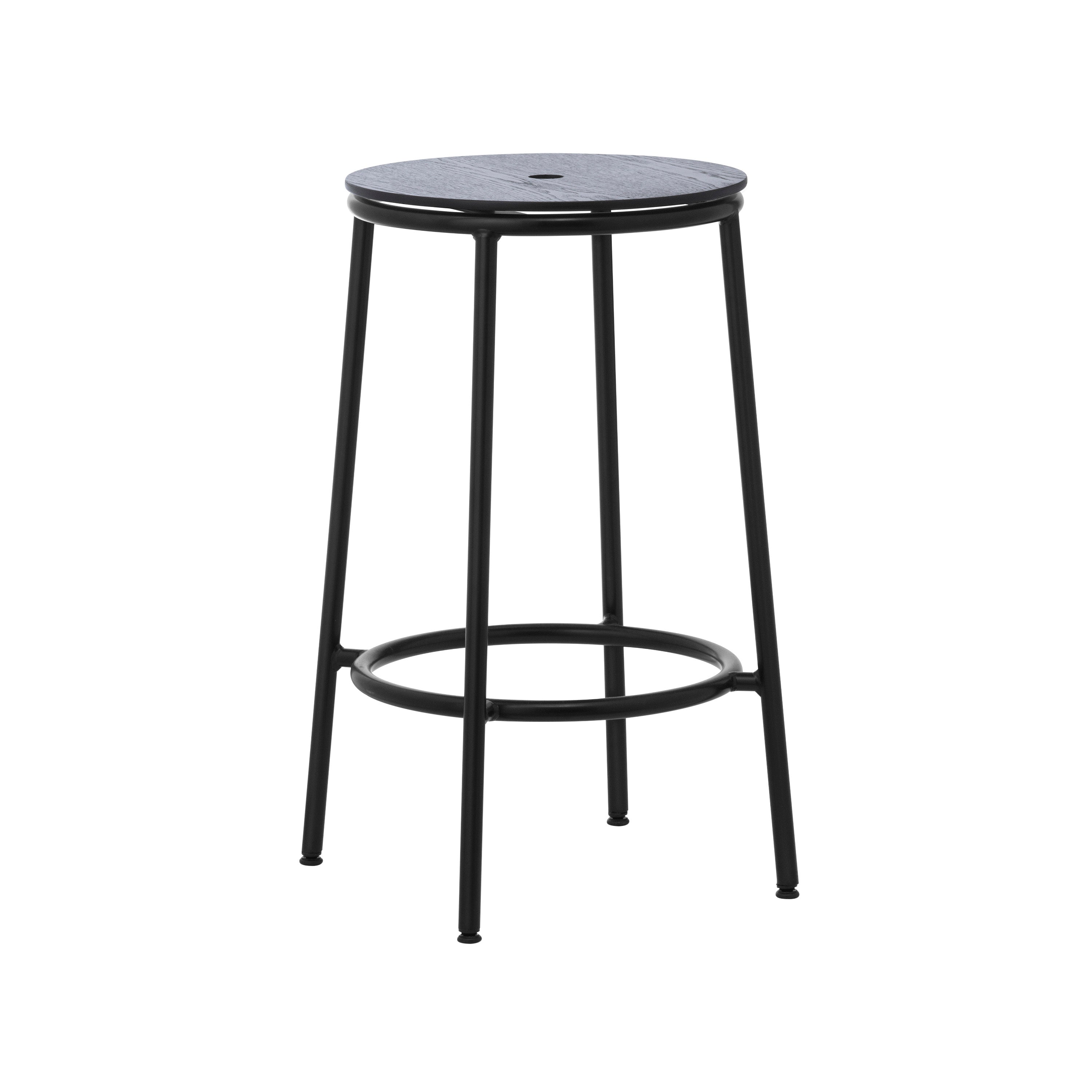 Circa Bar + Counter Stool: Counter + Black Oak