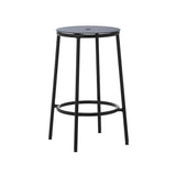 Circa Bar + Counter Stool: Counter + Black Aluminum