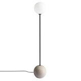 Boxer Floor Lamp: Travertine