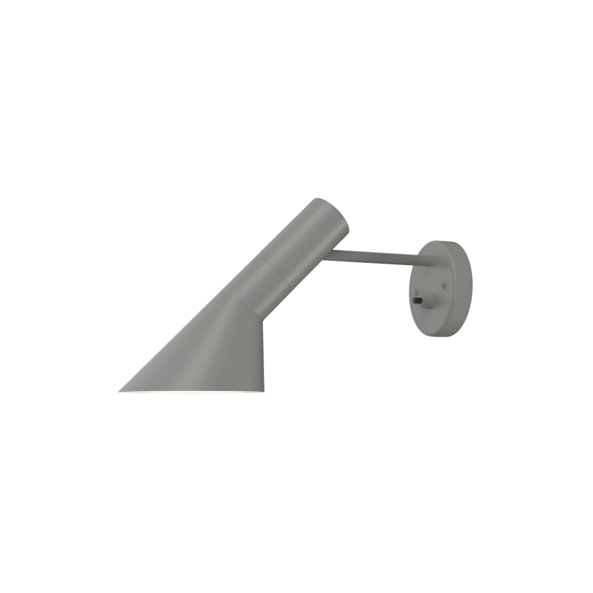 AJ Wall Lamp: Warm Grey + Black Switch