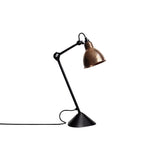Lampe Gras N°205 Lamp: Raw Copper + Round