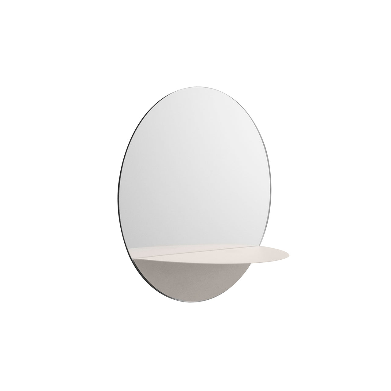 Horizon Mirror: Round + White