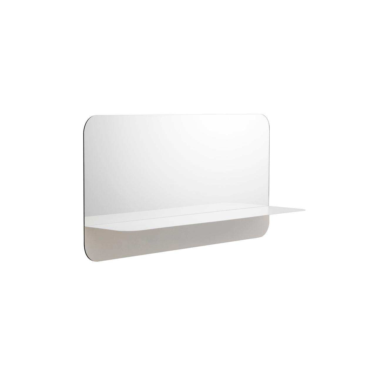 Horizon Mirror: Rectangular + Horizontal + White