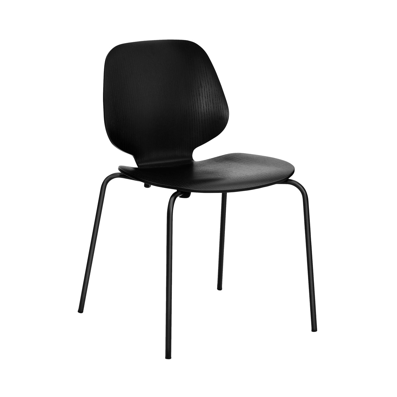 My Chair: Metal Base + Black + Black Steel