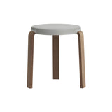 Tap Stool: Walnut + Grey