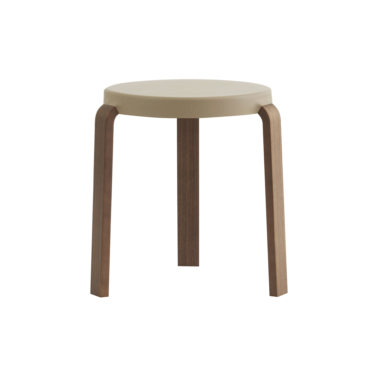 Tap Stool: Walnut + Sand