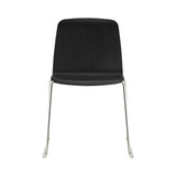 Just Chair: Metal Base + Black + Chrome