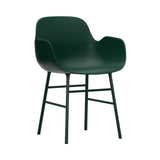 Form Armchair: Steel + Green