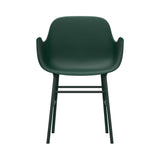 Form Armchair: Steel + Green