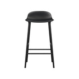 Form Bar + Counter Stool: Steel + Counter + Black