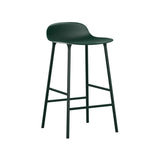 Form Bar + Counter Stool: Steel + Counter + Green