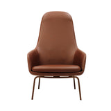 Era Lounge Chair: High + Wood Base + Walnut